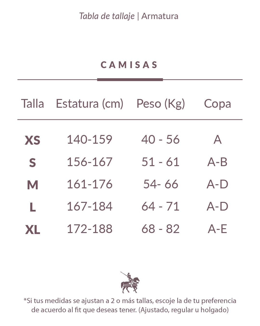 Medidas Tallas De Camisa Mujer Mexico Tallas Ferrioni Equivalencia