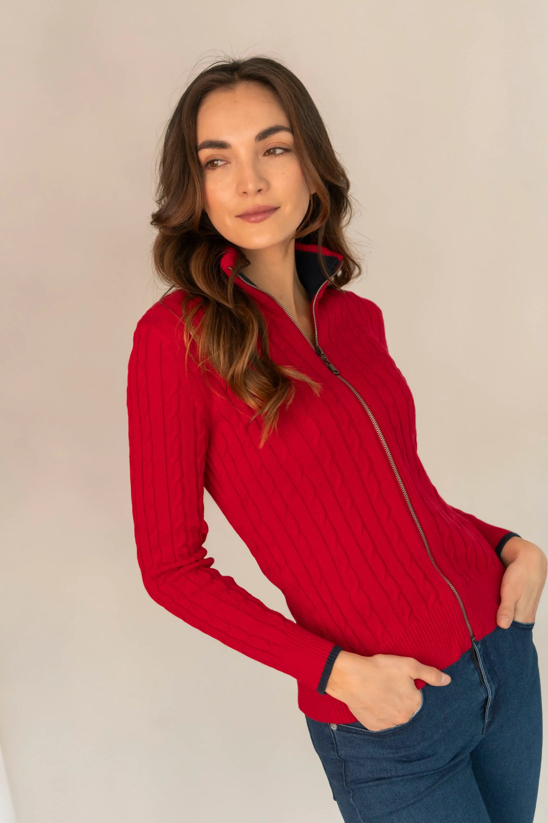 Sweater discount rojo mujer