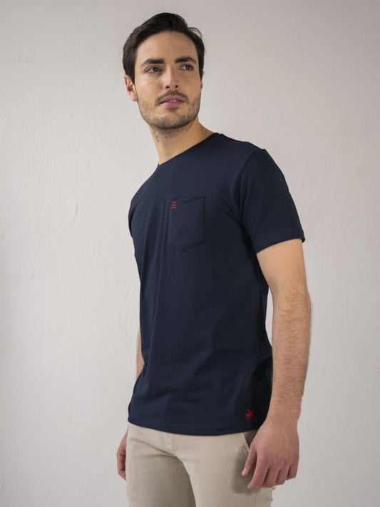 T Shirt Premium Azul oscura